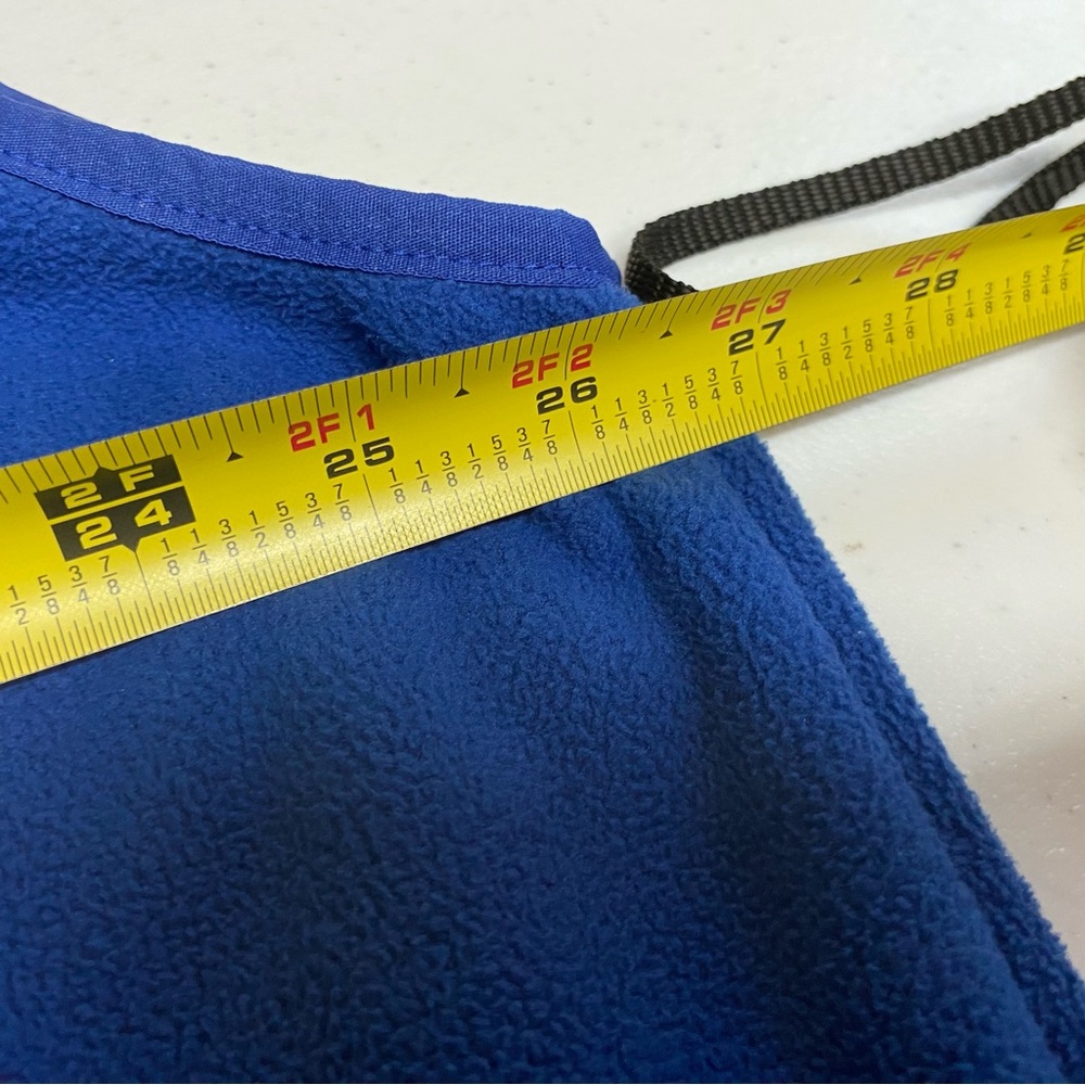 Lands' End men's fleece vest 2XL 50-52 blue full zip winter gear gorpcore - Picture 7 of 9